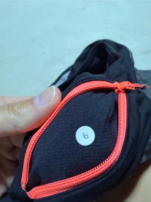 Lululemon grey Black Performance Running Shorts 6 thumbnail 8