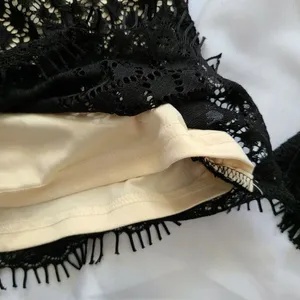 Soieblu Black Lace Whimsigoth Gothic Side Zip Y2K Coquette Grunge‎ Small thumbnail 8