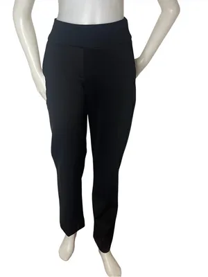EXPRESS Black Pants Curvy Boot High Rise Double Knit Stretch Size XS NEW NWT thumbnail 2