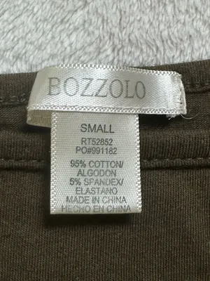 Women’s Bozzolo wide neckline top sz S thumbnail 2