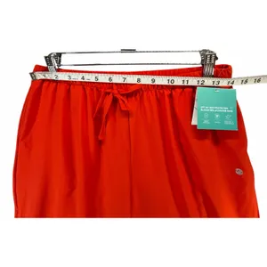 Willit Wide Leg Pants‎ Womens S Red Orange Pull On Loose Beach Resort UPF 50+ thumbnail 7