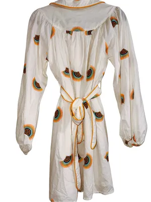 CIEBON Halliday Embroidered Long Sleeve Dress Size Small thumbnail 6