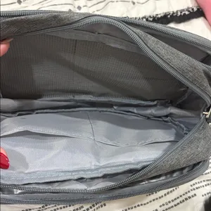 Ulta Beauty Gray Cosmetic Bag thumbnail 4