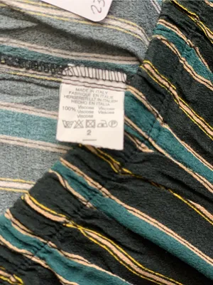 Brandy Melville Black Multi-Stripe Lightweight Pants Size-2 90’s Y2K thumbnail 3