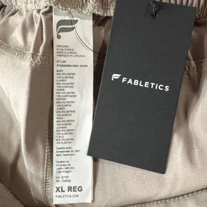 Fabletics X-Large Downtown Wide Leg Pants Wicking Stretch Lightweight Hi-Rise thumbnail 8