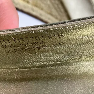 Cole Haan gold leather wedge espadrilles women’s size 8.5 dressy‎ party metallic thumbnail 10