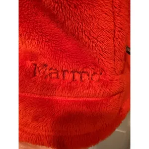 Marmot Sherpa Fleece Hoodie Orange Red Full Zip Jacket M8600-4-MPT Womens S thumbnail 3