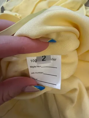 Yellow Mini Dress Size 2 thumbnail 4