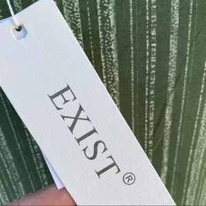 Exist Maxi Dress Large‎ Olive Green Cold Shoulder Striped Knit LMD8359 thumbnail 6