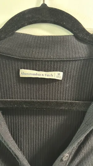 Abercrombie Black Button Up Dress thumbnail 2