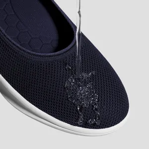 Vivaia Izabel Walker Pro Hybrid Comfort Support Knit Water RPT Flats Navy 8.5 thumbnail 3