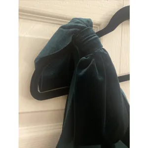 Lauren Ralph Lauren‎ One Shoulder Velvet Bow Dress Womens Size 16 Green Cocktail thumbnail 3