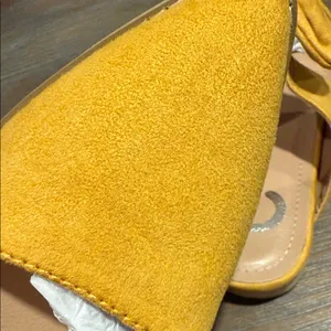 Journee‎ Collection Telulah Yellow Bow Mule Slip-On Flats Size 5.5 NIB thumbnail 14