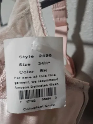 Avia Aviana Style 2456 Size 34H under wire bra, color BH beige nude thumbnail 3