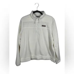 Vineyard Vines Sherpa Fleece Shep Shirt Ivory‎ Quarter Zip XL thumbnail 2