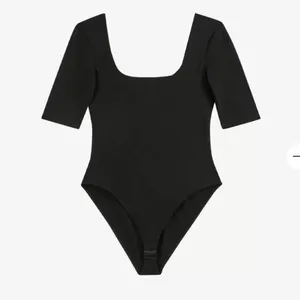 New! Ted‎ Baker Short Sleeve Hayyzel Square Neck Black Bodysuit Sz 1 US XS thumbnail 4