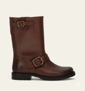 Frye Leather Brown Boots Veronica thumbnail 1