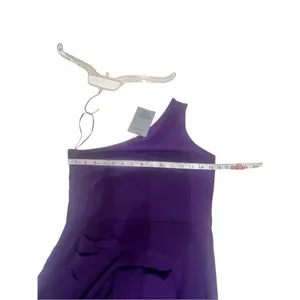 Mushare Purple Maxi One shoulder Dress Sz M NWT thumbnail 5