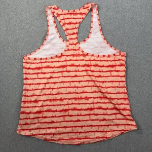 ZYIA ACTIVE Women's XL Peach Red Striped Racerback Tank Top Athletic Gym Shirt thumbnail 6