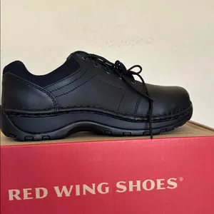 NEW RED WING Women's Black Steel Toe Work Slip‎ Resistant Oxfords size 9 thumbnail 4