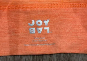 JoyLab Seamless Peach High Neck Sport Activewear Bra Size XS NWT thumbnail 4