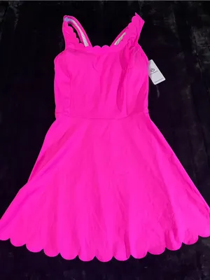 Attraco Women’s Scalloped Tennis Dress Size Small NWT thumbnail 4