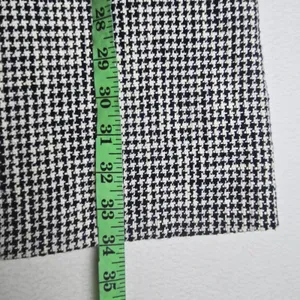 Abercrombie & Fitch Black White Houndstooth Pinafore‎ Mini Dress Pockets Medium thumbnail 9