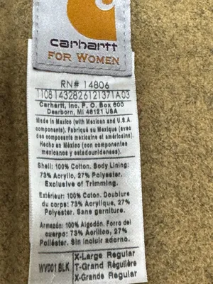 Carhartt Black Quilted-Lined Canvas Vest thumbnail 13