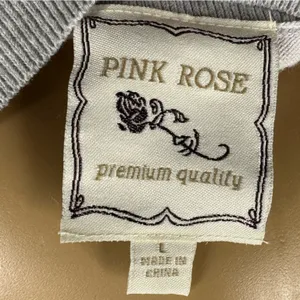 Pink Rose Premium Quality Grey White Striped Short Sleeve Knit Mini Dress Large thumbnail 8