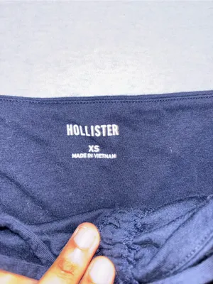 Hollister Women’s Navy Strapless Top thumbnail 2