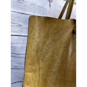 Madewell Tan Leather Large Tote Bag Minimalist Shopper Shoulder Purse thumbnail 6