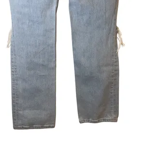 Abercrombie Curve Love 90s Straight Jeans Womens 23 Ultra‎ High Rise thumbnail 9