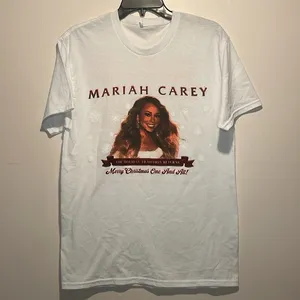 Mariah Carey- Merry Christmas One And All Tour Date T-Shirt- Size M/L thumbnail 1
