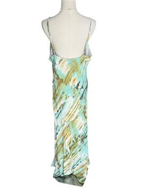 Petal & Pup - NWT Dillon Mint Abstract Open Back Maxi Slip Dress SZ 12 thumbnail 4