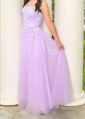 Prom Dress Purple Size 6 thumbnail 1