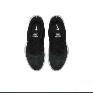 NWT 🖤🤍 Nike WIDE Womens Flex Trainer Black and Silver Sneakers, Size 8.5 WIDE thumbnail 4