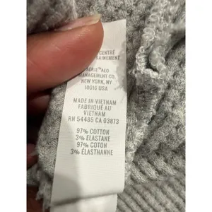 OFFLINE by Aerie Womens Gray Waffle Knit Henley Long Sleeve Oversized Top M 3860 thumbnail 6
