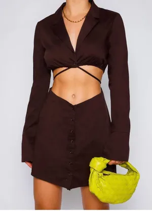 Tigermist Brown Dress thumbnail 3
