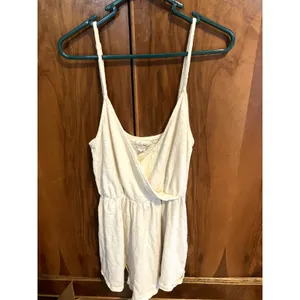 AMERICAN EAGLE Short and Sweet Romper 100% Cotton Size Small S MINIMALIST BEACH thumbnail 2