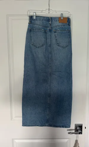 Aritzia Denim Forum Vintage The '90s Maxi Denim Skirt thumbnail 6