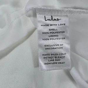 Lulus Marcelyn White Pleated Cold-Shoulder Maxi Dress Medium NWT Wedding Bridal thumbnail 9