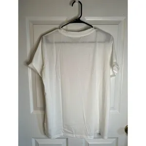 Women’s White Short Sleeve Graphic T-shirt ‘Hey There Cowboy’ Size Medium NWOT thumbnail 4