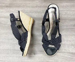 Tommy Hilfiger Polka Dot Wedge Heels 8 thumbnail 1