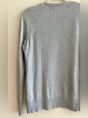 Old Navy Women’s Grey Lightweight Knit Button Down Cardigan, Size Small thumbnail 16