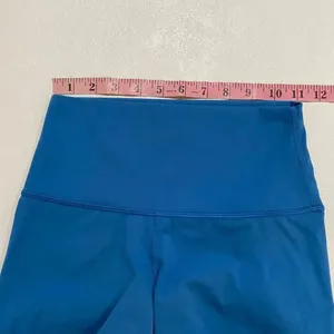 Everlane Perform Blue Biker Shorts XS High Rise Activewear Yoga Shorts thumbnail 5