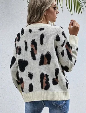 ASOS Cheetah Print Sweater thumbnail 2