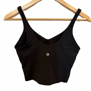 Lululemon Align Tank Black Nulu Cropped Shelf Bra Top Size 6 thumbnail 6