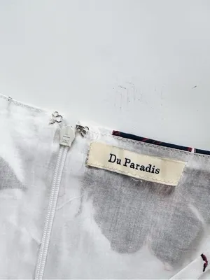 NEW Du Paradis Women’s Floral Cotton Poplin Dress thumbnail 6