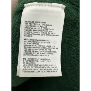 Lands End Green Fair Isle Turtleneck Sweater Nordic Après Ski Christmas Winter S thumbnail 8
