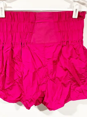 Free People The‎ Way Home Shorts Pink Barbie Core Size Medium thumbnail 3